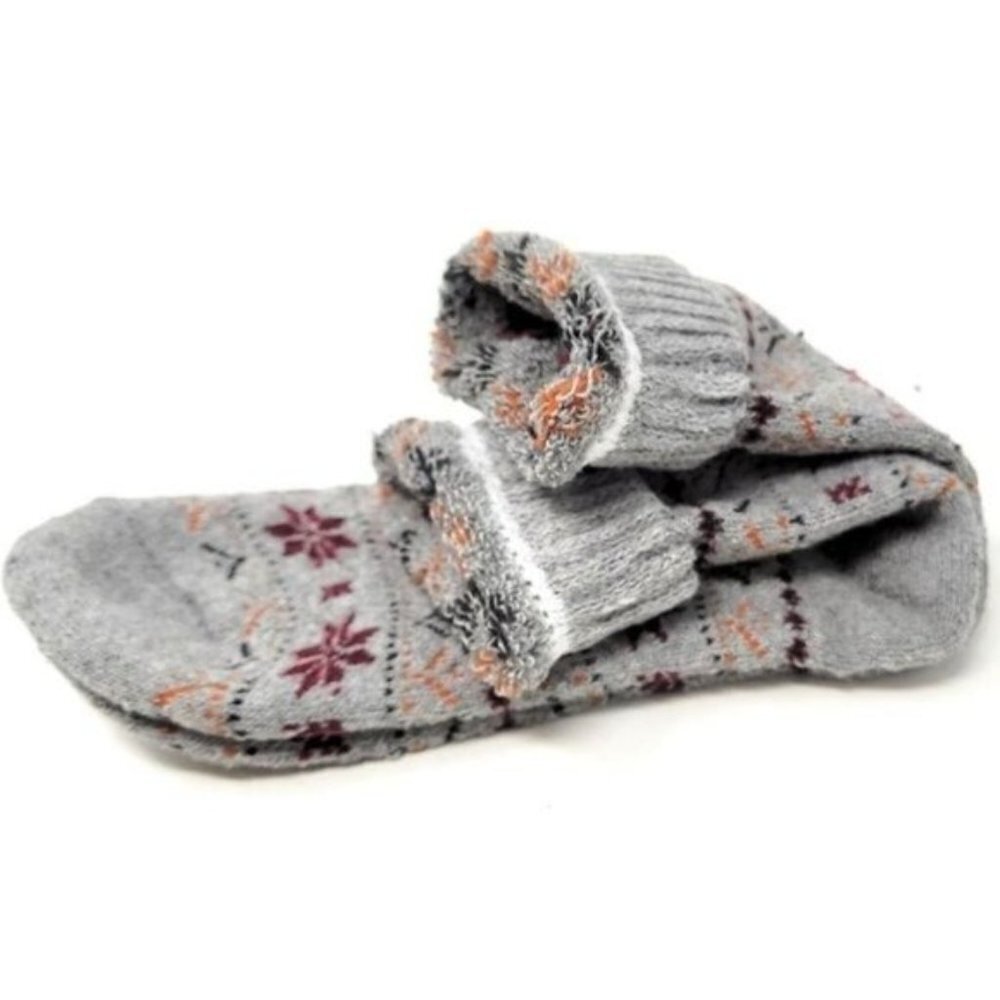 Women Wool Socks 9-11 Lamb Wool Warm Winter Socks Hearts Christmas Print 12-PACK - Picture 4 of 5